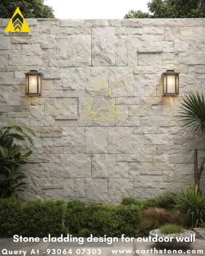 Stacked Stone Veneer Panel Tumbled Rockface